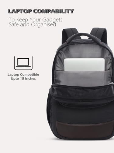 Image of Lavie Sport 35L Zenith| 19 Inch | Fits Upto 15 Inch Laptop Backpack | Laptop Compatiable | Rain Cover | Combi Lock | College Bag | for Men & Women