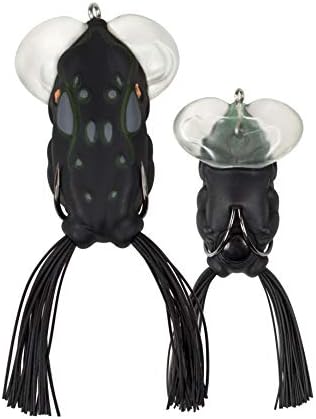 LUNKERHUNT Yappa | Frog Lure, Topwater Fishing Lure for Bass Fishing | Skirted Legs Flare, Soft Hollow Bodym, Weedless Hooks, Fishing Baits