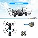 Mini Drone with 720P Camera for Kids and Adults, EACHINE E61HW WiFi FPV Quadcopter with 720P HD Camera Selfie Pocket Nano Drone for Beginner - Auto Hover Mode, One Key Take Off/Landing, APP Control