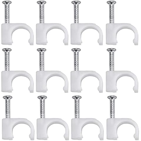WedDecor 100 Pack Cable Management Clips Cover