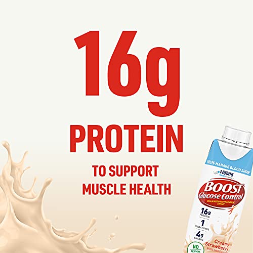 Boost Glucose Control, Creamy Strawberry, 8 Fl Oz Carton (4 X 6 Packs) #TOP5