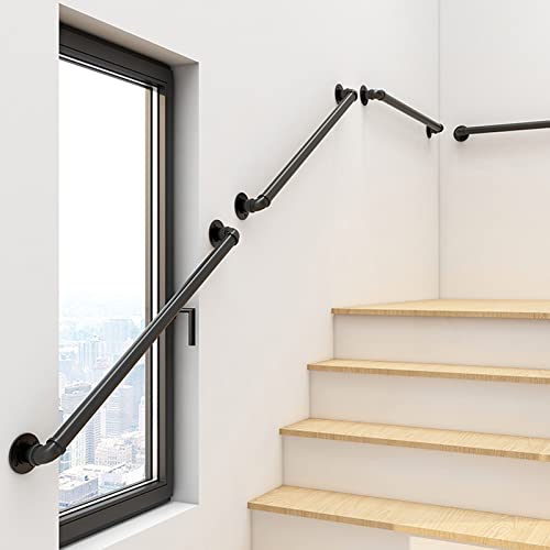 Main courante noire pour escaliers extérieurs et intérieurs - 6