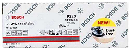 BOSCH(ボッシュ) ネットサンディングシート93x186mm#220(50枚入) 2608621248