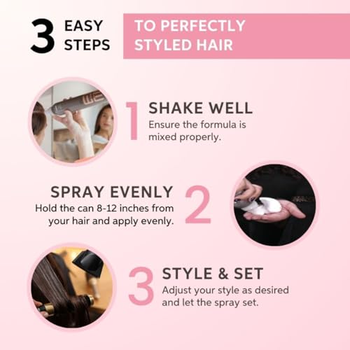 Image of Wella Professionals EIMI Mistify Me Strong Hair Spray | Hold For up to 24 hrs, Anti-Frizz & Lightweight Glossy Finish | UV & Heat Protection Spray | 300ml