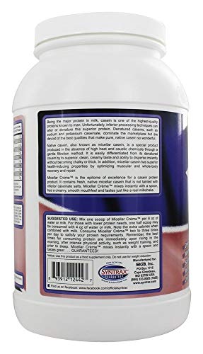 Caseína Micellar Creme - Syntrax (907g) - Strawberry Milkshake Syntrax