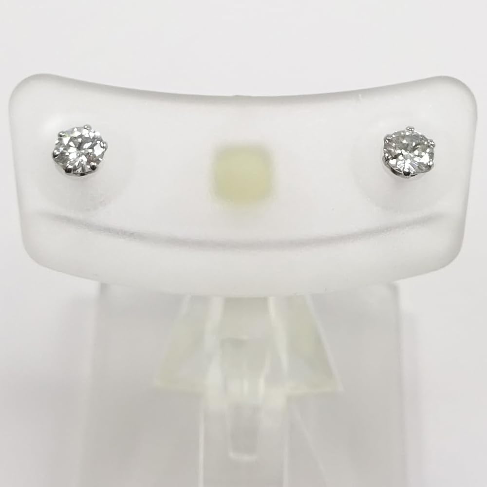 専用 Ptダイヤモンドピアス プラチナ ダイヤ 一粒石 鑑定書付き ダイヤモンド ピアス 一粒 ダイヤ ピアス 計0.1ct ダイヤモンド