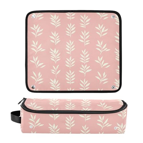 Bolsa organizadora de viaje Free Space Marble para herramientas de cabello resistente al calor, incluye tapete para planchas y rizadores miniatura 3