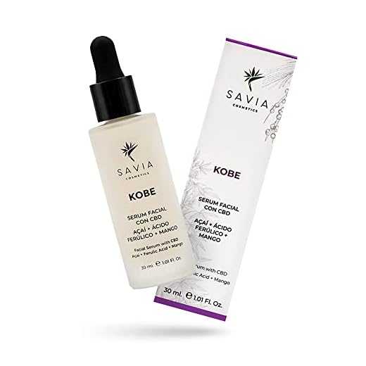 Savia Cosmetics - Serum mot mörka fläckar med CBD och ferulsyra, ansiktsserum med cannabisolja, ansiktskräm mot mörka fläckar, C-vitaminserum, cannabidiolkräm, cbd-kräm 