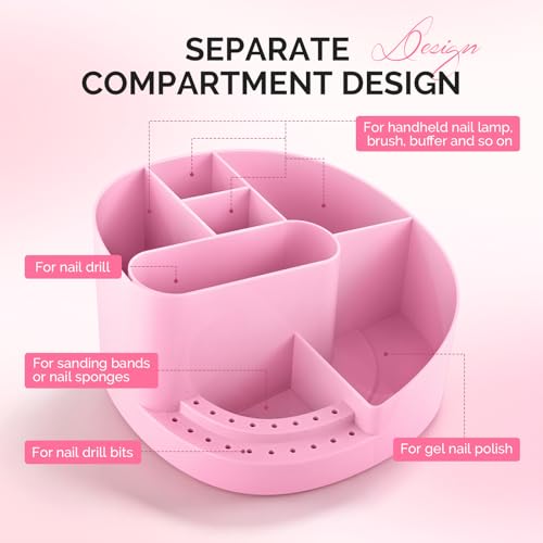 Organizador y brocha acrílica para uñas MelodySusie miniatura 2