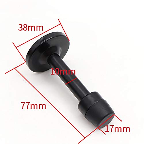 Tope de puerta sin taladro de acero inoxidable para proteger tu baño 5