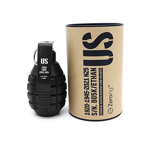 ZEROING Incense Holder Incense Burner Home & Camping (Matt Black)