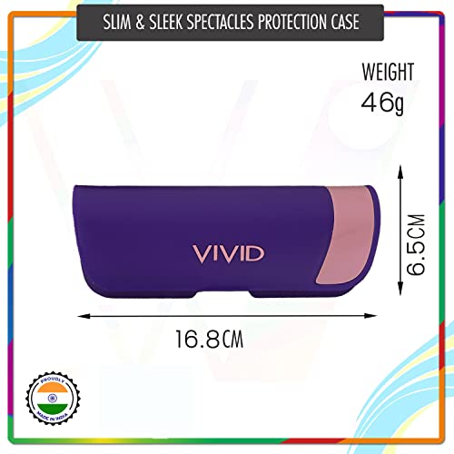 Image of VIVID Vision Unisex Adult Lightweight Eyewear Specs Case Cover | Protect Eye Glasses | Chashma Dibbi | Sunglass Box