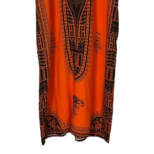 New Womens Long Maxi Cotton Kaftan Dress Summer Dashiki African Beach Cover One Size