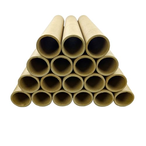 Extra stabile Bastelrollen aus Karton | Industriequalität | Papprollen Bastelrollen Kinder Schule Bastelmaterial | Kartonrollen Papierrollen Pappröhren zum Basteln DIY Projekte