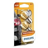 Philips(フィリップス) 自動車用バルブ&ライト 白熱球 テールランプ S25ダブル(P21/5W) 12V 21/5W プレミアムヴィジョン ストップランプ 補修用 輸入車対応 2個入り 車検対応 PHILIPS PremiumVision 12499B2
