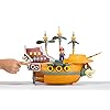 41e7jsdbsyl - Super Mario Deluxe Bowser's Air Ship Playset with Mario Action Figure – Authentic In-Game Sounds & Spinning Propellers Medium