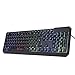 immagine 6104 Gaming Esport Tastiera Usb Via Cavo Colorato Retroilluminato Backlight Illuminato Pc Laptop Notebook Desktop