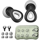 Ohrstöpsel zum Schlafen, Wiederverwendbarer Weiche Silikon Ohrstöpsel, 35dB Lärmreduzierung, Weich und Bequem, für Schlaf, Schnarchen, Konzert, Arbeit, Reisen und Konzert