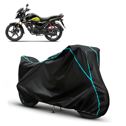 Image of Water Resistant Bike Cover for Honda SP 125 All Weather, UV Heat Resistant, Dustproof, Triple Stitched, Windproof Elastic Bottom