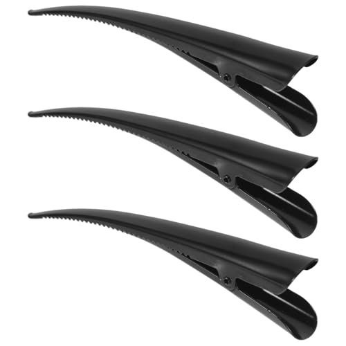 Lurrose Lot De 3 Pinces À Cheveux Bec De Canard En Métal Accessoires De Coiffure Pour Femmes Et Filles Maintien Confortable Pour Coiffures Quotidiennes