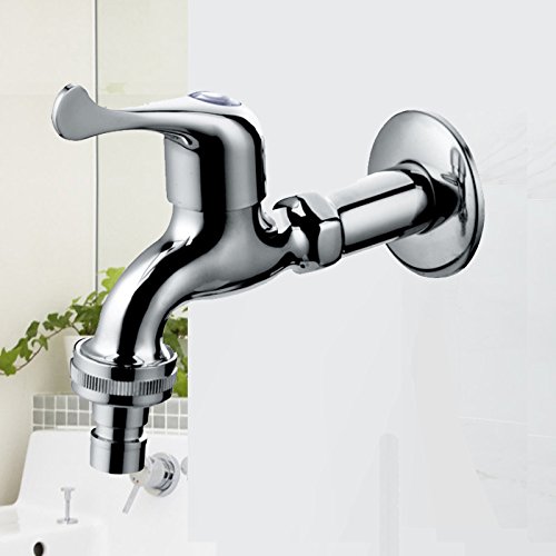Kitchen Sink Tap Waterfall Basin Taps Antique Brass Bathroom All-Copper Quick-Open Single Cold Washing Machine Faucet six-Port Faucet Swivel Spout Solid Brass Mixer Kitchen Tap Faucet