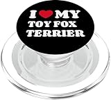 i love my toy fox terrier amertoy american toy terrier popsockets popgrip per magsafe