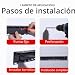 Imagen de Soporte herramientas pared 2 piezas con portadestornillador 14 agujeros