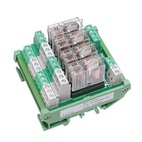 Relais 4 canaux 12V 24V DPDT interrupteur électronique de contrôle