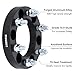 DCVAMOUS 4PC 6x135 to 6x5.5 Wheel Adapters 1 Inch with 14x1.5 Studs Compatible with Ford 6 Lug 6x135 to 6x139.7 Rims for 2015-2025 F150 Expedition Navigator