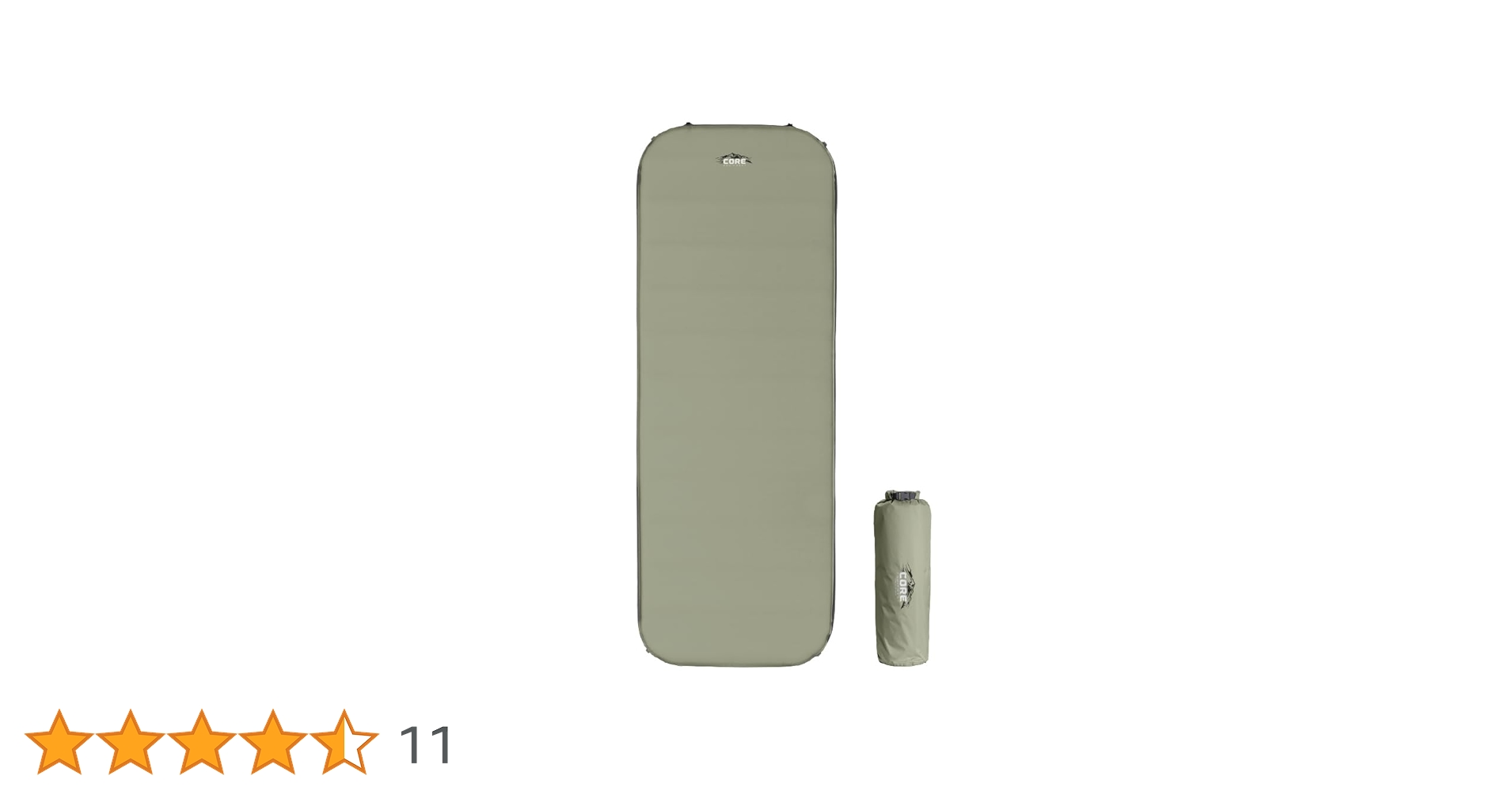 Amazon.co.jp: CORE レギュラー 自己膨張式キャンピングベッド