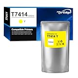 Oritdge T7414 Dye Sublimation Tinte Gelb 1000-ml für Sele Drucker T7411 T7412 T7413 T7414 T741X Kompatibel mit Surecolor F6070 F6200 F6000 F7000 F6270 F7200 F7270 F9200