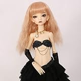 Doll Hair Big Wavy Curly Hair Neat Bangs High Temperature Silk Wig 1/6 /SD Doll Wigs for Girls