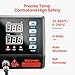 VEVOR 8 in 1 Heat Press Machine 15x15 Inch, 360° Swing Away Shirt Press Machine - Digital Professional Heat Transfer Tshirt Press Machine, Sublimation Heat Press for T Shirts Hat Cap Mug Plate Blue