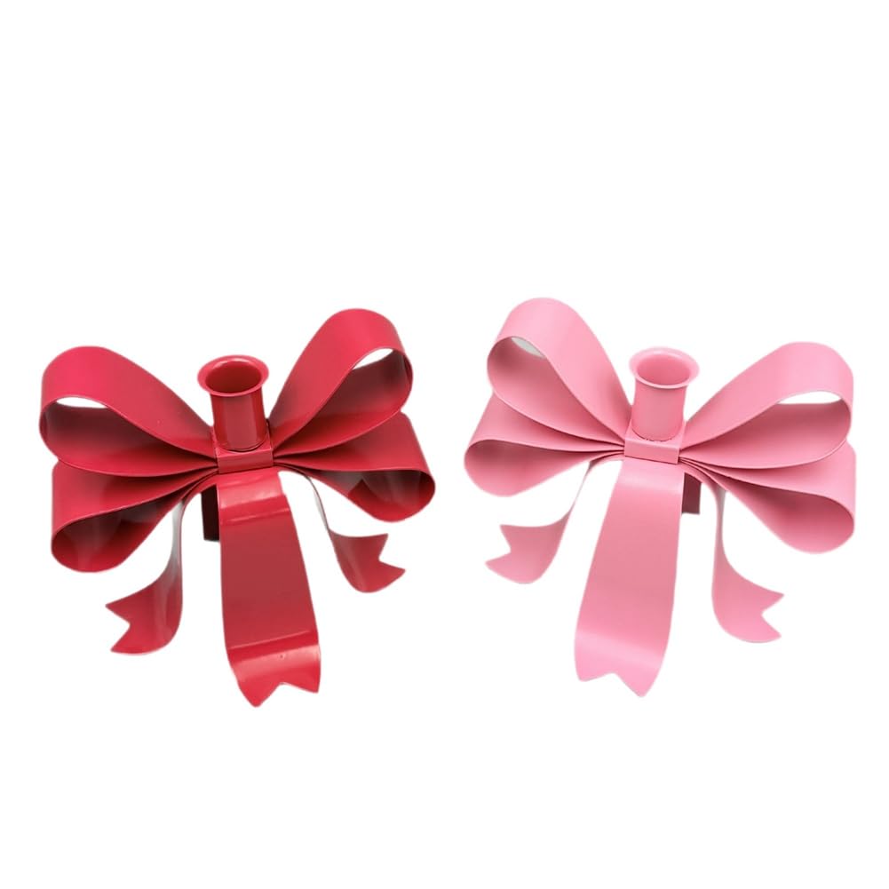 UDSKNV[KSL Iron Table Decoration, Candlelight Dinner Christmas and Valentine' S Day Candle Holder Ornaments Candles Holders