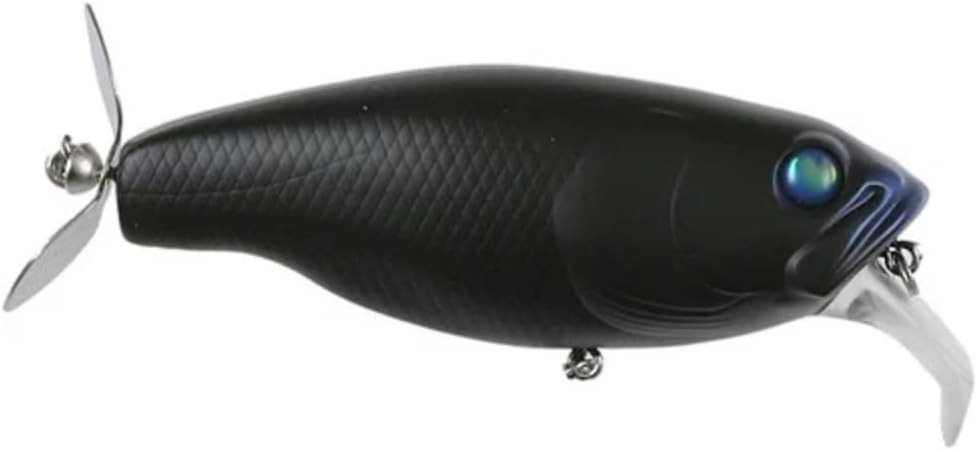 deps Buzzjet BJ96 Wake Bait Topwater (04 Jet Black)