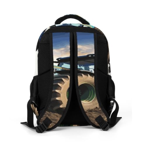 Mochila para portátil de tractor agrícola con compartimentos acolchados 5