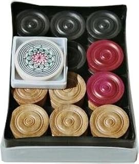 Tournament Carrom Coins,Striker and Carrom Powder Set