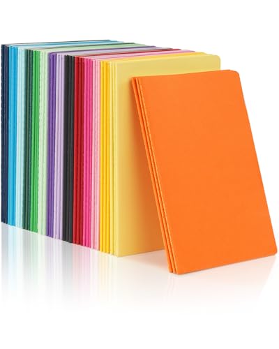 Carnets lignés A5 de 15 couleurs Dynta pour prise de notes en lot de 45
