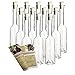 Produktbild 200ml leere Glasflasche "Opera" incl. Korken 12er Set zum selbst Abfüllen Likörflasche Schnapsflasche (12, 200 ml)
