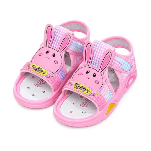 Image of Kids Sports Sandals Lightweight Breathable Anti Slip Comfortable Velcro Footwear for Boys and Girls