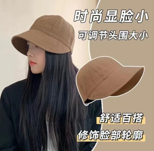 [Apparlxer] UV カットキャップ レディース 日除け帽子 立体ワッフル柄 深め大きな前つば 小顔効果 サイズ調整 日除け防止 紫外線対策 吸汗排湿 速乾 軽薄 折りたたみ 夏用 通勤 旅行