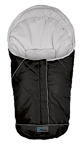 Altabebe AL2003-12 Nordic Sacco Termico Invernale per Seggiolino da Auto, Nero/Grigio Chiaro, 0-12 Mesi