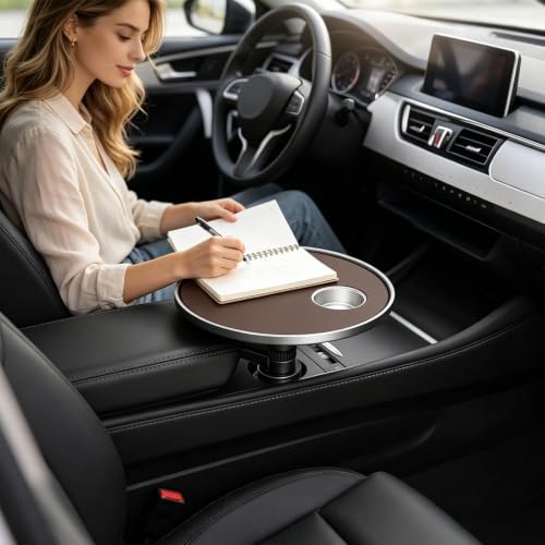 Table de travail de véhicule pour optimiser l'espace et éviter les repas instables - 3