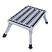 YINGGEXU Platforma Step przenośna składana aluminiowa platforma bezpieczeństwa drabinka stołek do przyczepy kempingowej akcesoria kempingowe