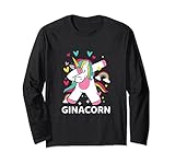 Photo Gallery ginacorn nome personalizzato dabbing unicorn gina maglia a manica Photo Gallery ginacorn nome personalizzato dabbing unicorn gina maglia a manica