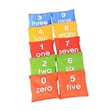 JISADER Numéro 10x Numéro de Jeu Sac à équipement de Jeu pour La Cour Arrière En Classe