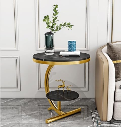 Table d'appoint en marbre compacte pour optimiser votre salon