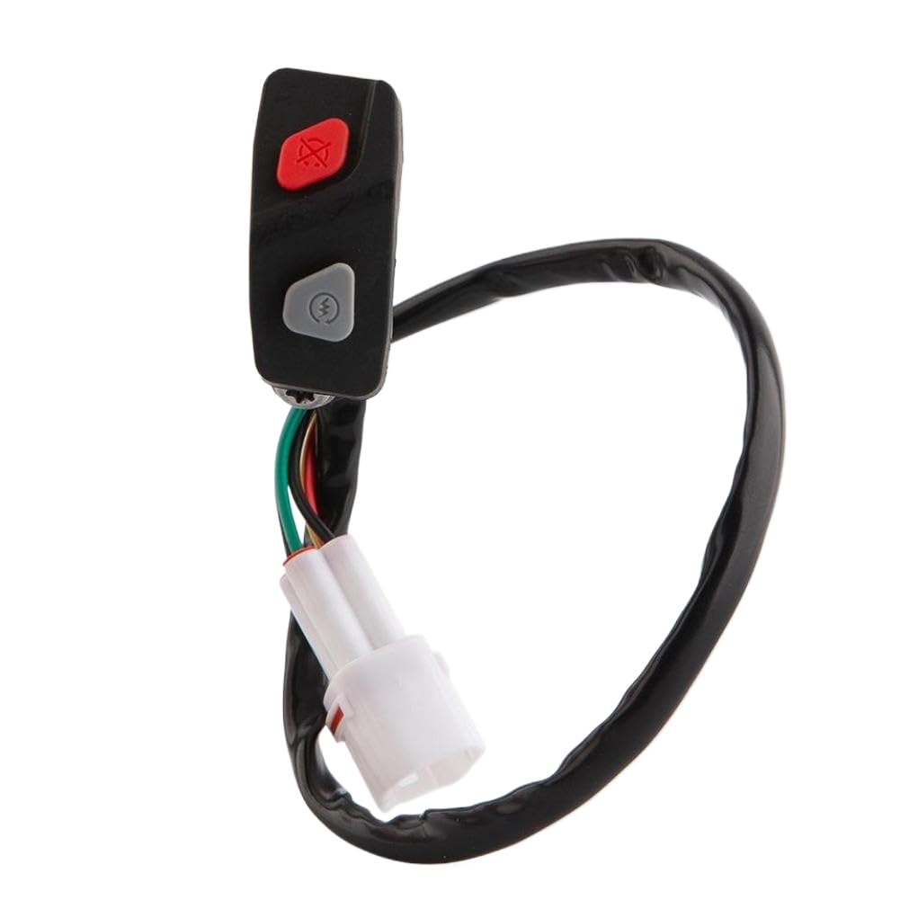 Motorcycle Universal Electric Flameout Starter Stop ON Off Kill Switch Two Function Switch Button Compatible with EXC F SXF XC TE FE FX