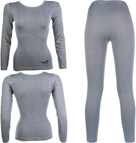 Preisvergleich Produktbild HKM Alaska Reitunterwäsche grau XS-S
