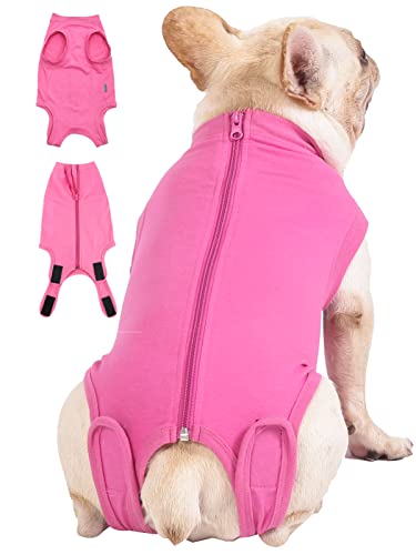 Image of Dog Surgery Recovery Suit - After Spay, Abdominal Wounds Post Surgical Recovery, Anti Licking Breathable Dog Onesies for Small, Medium & Large Pet, Alternative Bandages Cone E-Collar